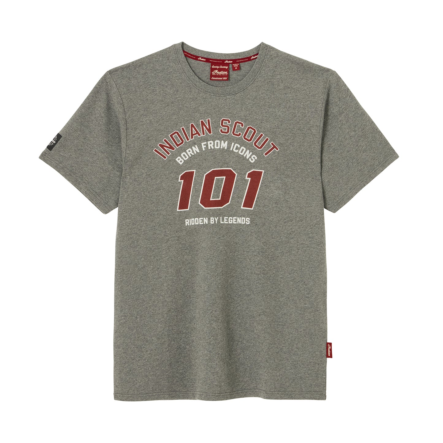 Men's Indian Scout 101 T-Shirt, Gray