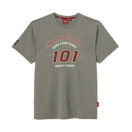 Men's Indian Scout 101 T-Shirt, Gray