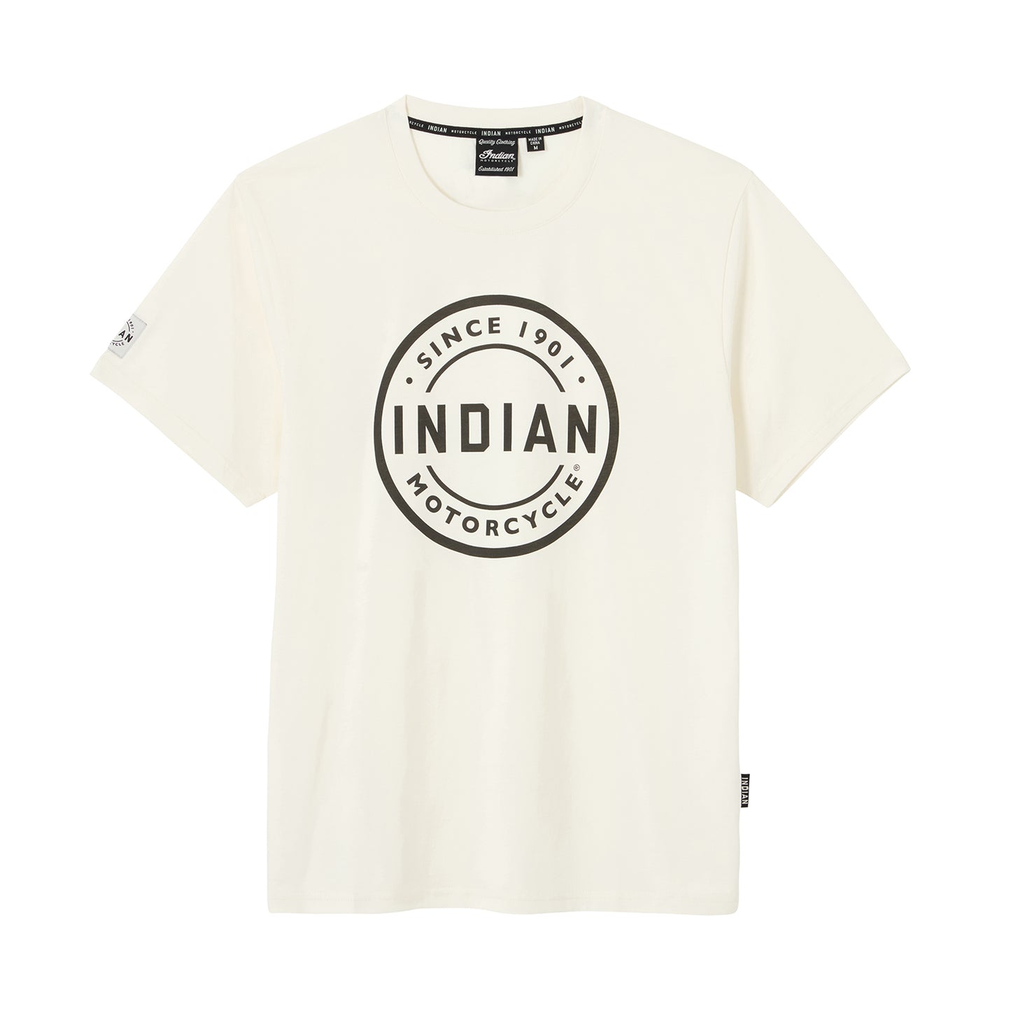 Men's Circle Block Logo T-Shirt, White