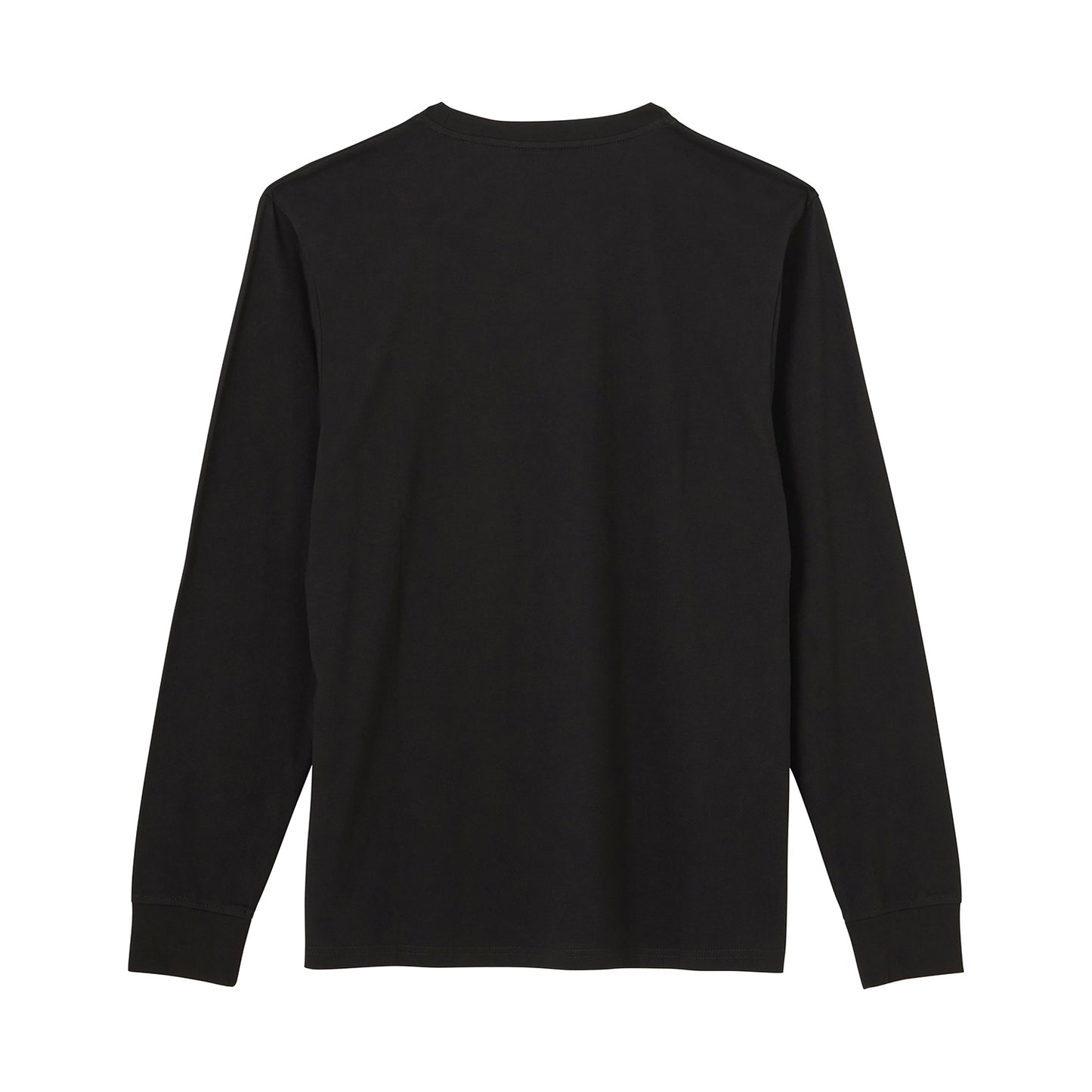 Men's Essential Script Logo Long Sleeve T-Shirt, Black
