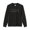 Men's Outline Logo Athlete Long Sleeve T-Shirt, Black