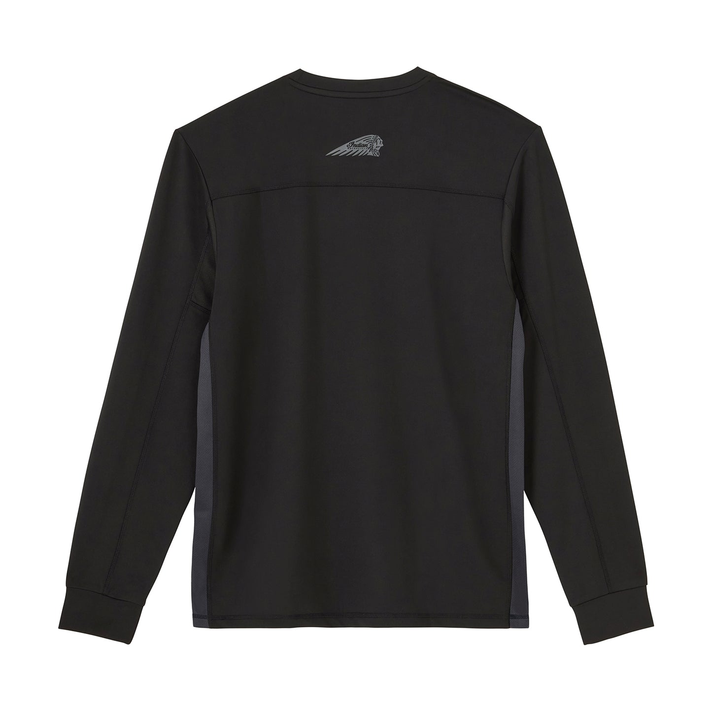 Men's Outline Logo Athlete Long Sleeve T-Shirt, Black