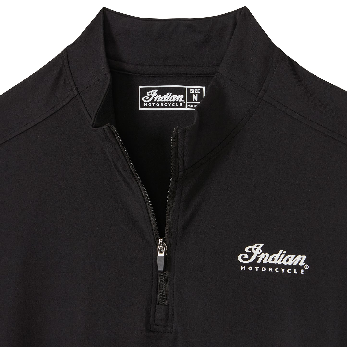 Men's Essential Quarter Zip Top, Black