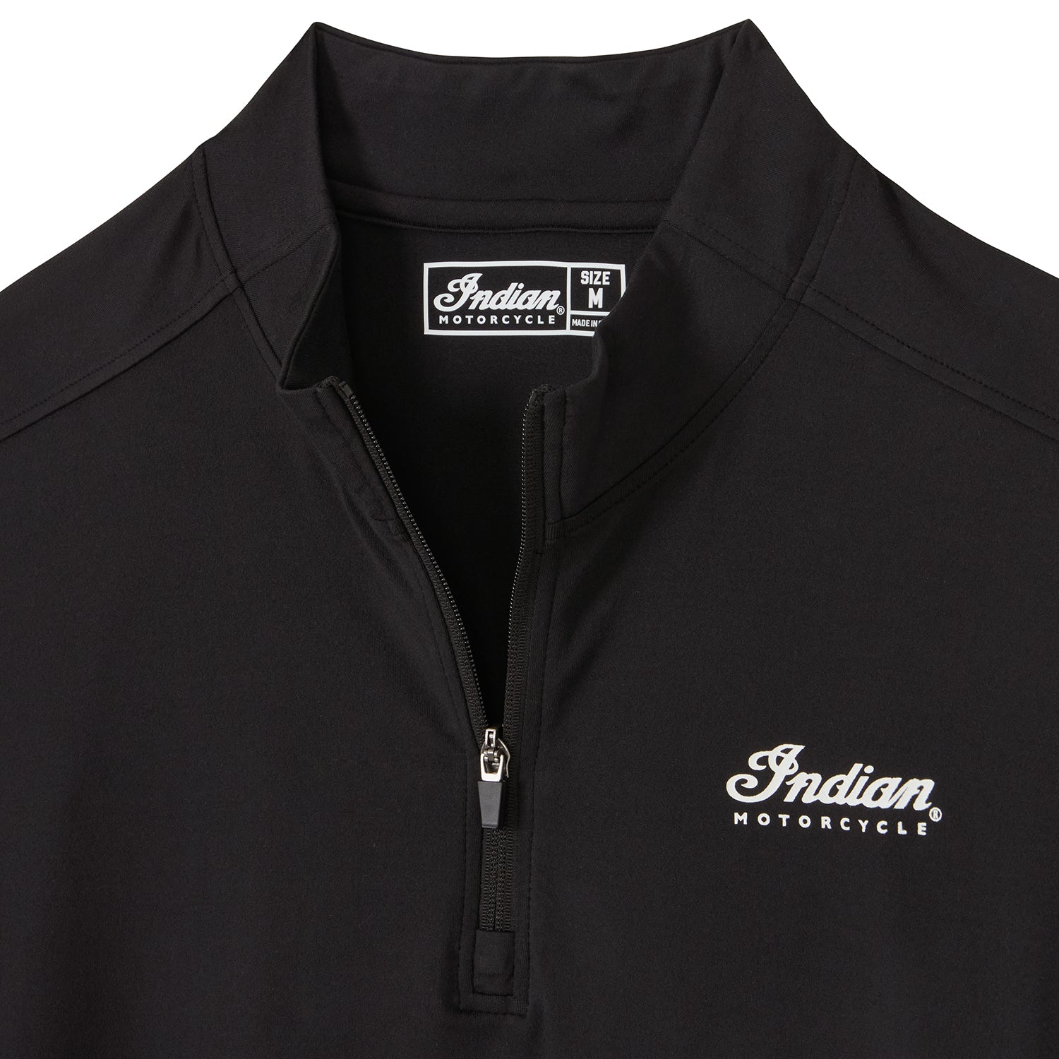 Men's Essential Quarter Zip Top, Black