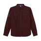 Men's Flannel Twill Shirt, Red