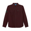 Men's Flannel Twill Shirt, Red