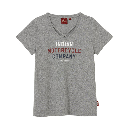 Women's Tri Color Logo T-Shirt, Gray
