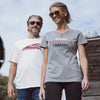 Women's Tri Color Logo T-Shirt, Gray