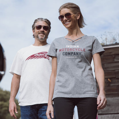 Women's Tri Color Logo T-Shirt, Gray