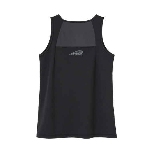 Women's Outline Logo Athlete Tank, Black