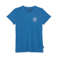 Women's Vertical Logo Printed T-Shirt, Blue