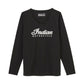 Women's Essential Script Logo Long Sleeve T-Shirt, Black