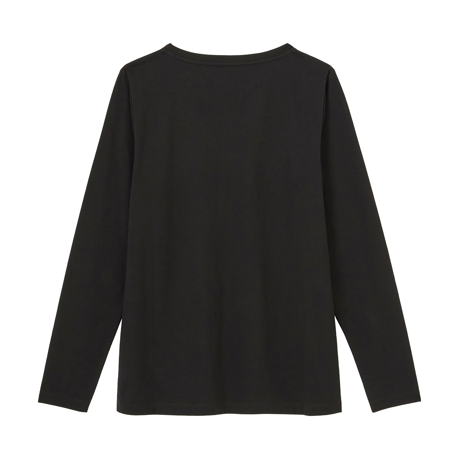 Women's Essential Script Logo Long Sleeve T-Shirt, Black