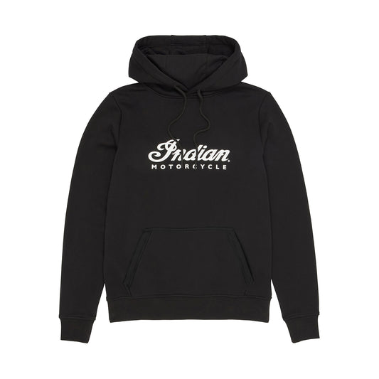 Women's Essential Script Logo Hoodie, Black