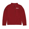 Women's Zip Thru Fleece Top, Red