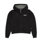 Women's Est 1901 Indian Motorcycle Cropped Hoodie, Black