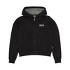 Women's Est 1901 Indian Motorcycle Cropped Hoodie, Black