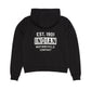 Women's Est 1901 Indian Motorcycle Cropped Hoodie, Black