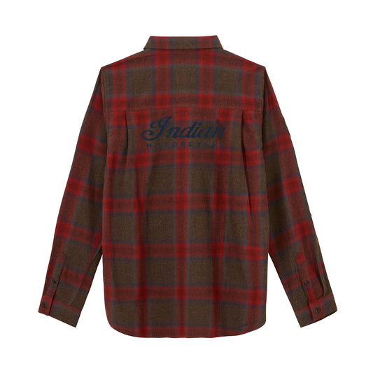 Women's Nashville Plaid Shirt, Red