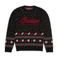 Unisex Script Holiday Sweater, Black