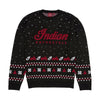 Unisex Script Holiday Sweater, Black