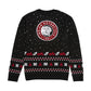 Unisex Script Holiday Sweater, Black