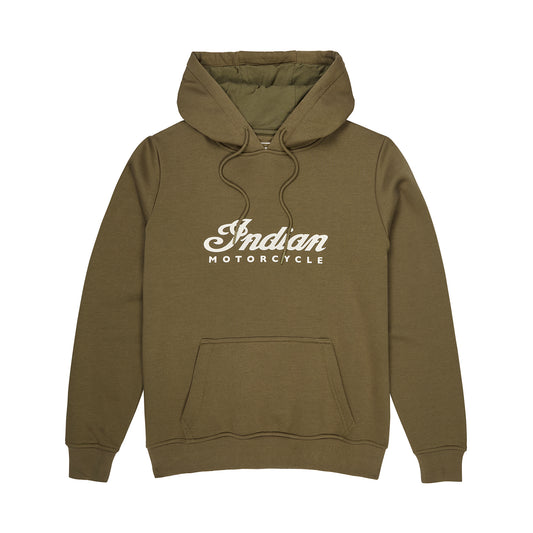 Women's Essential Script Logo Hoodie, Green