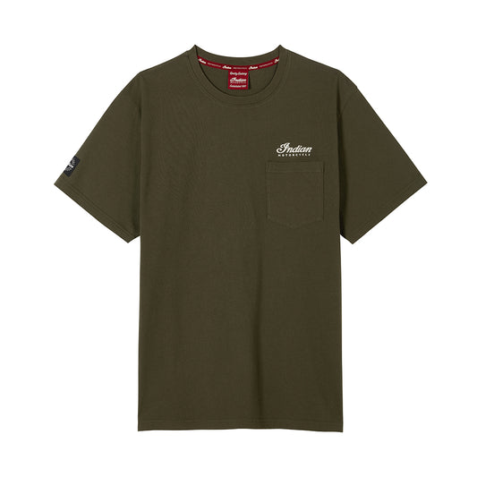 Men's Headdress Pocket T-shirt, Green