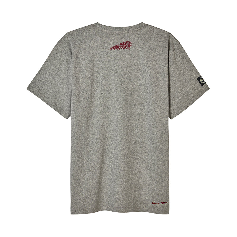 Men's Flag Bikes Print T-shirt, Gray