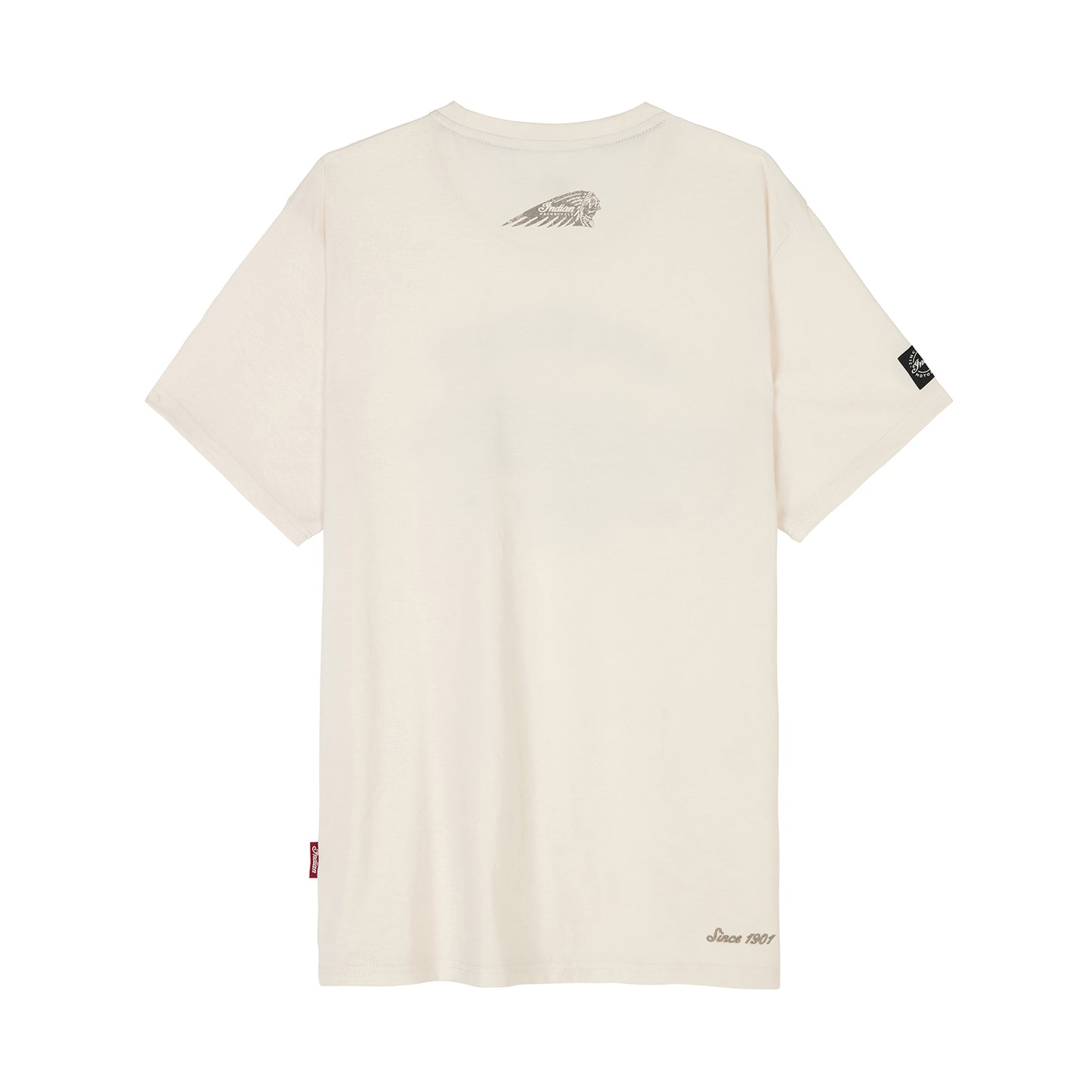 Men's Headdress Motorcycle T-shirt, Oatmeal