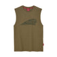Men's Headdress Print Tank, Green