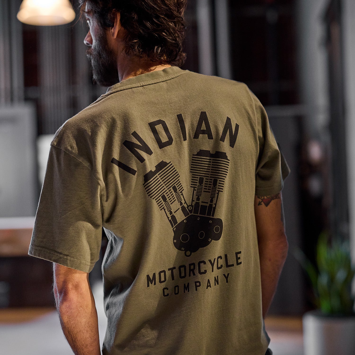 Men's Engine Graphic T-shirt, Green
