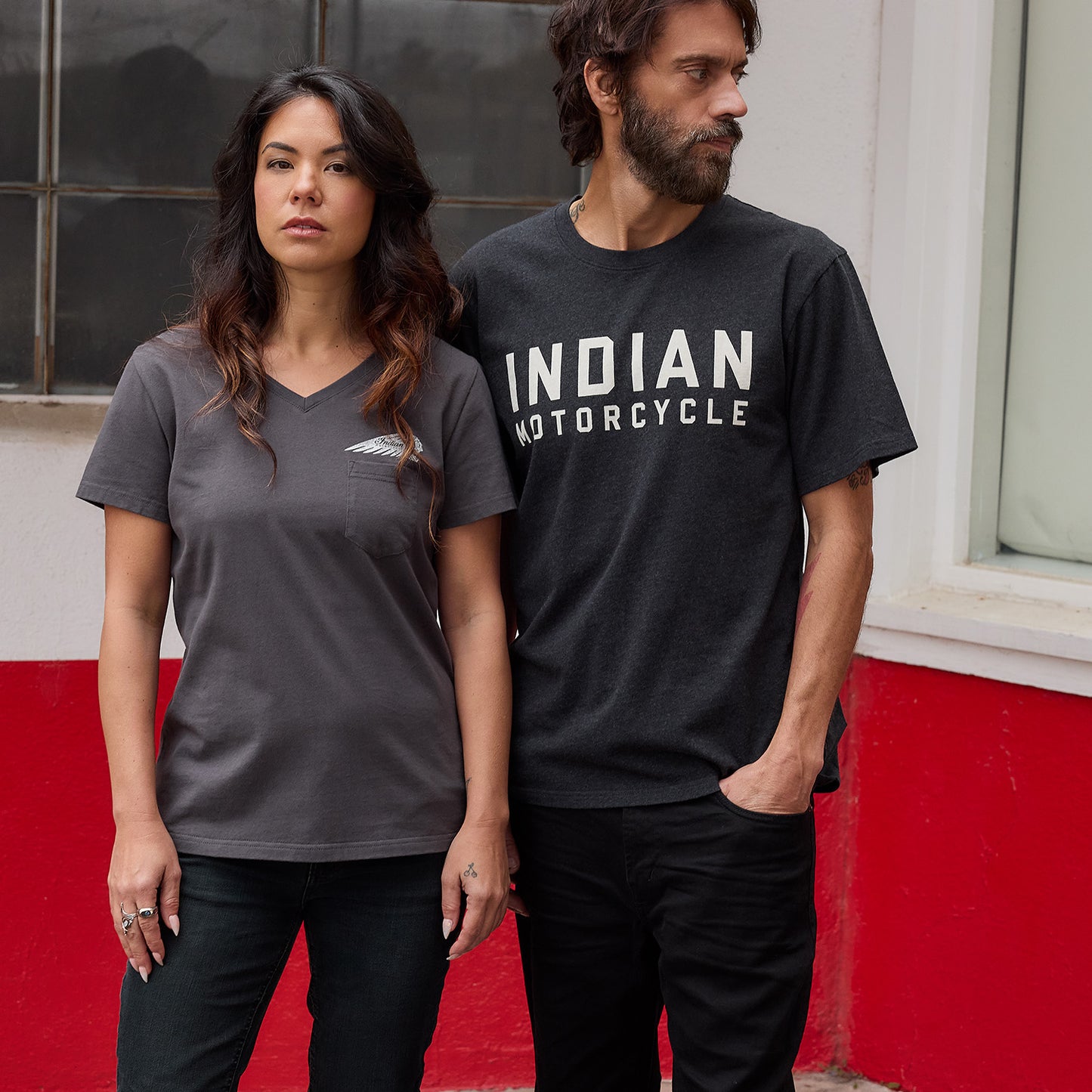 Men's Block Logo Print T-shirt, Black