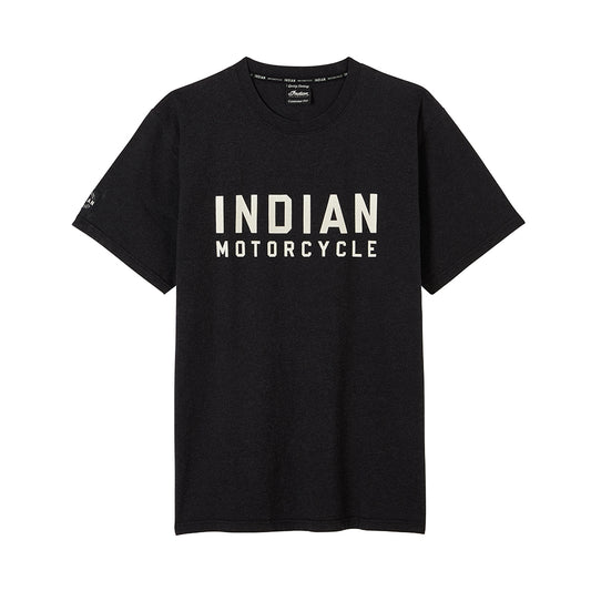 Men's Block Logo Print T-shirt, Black