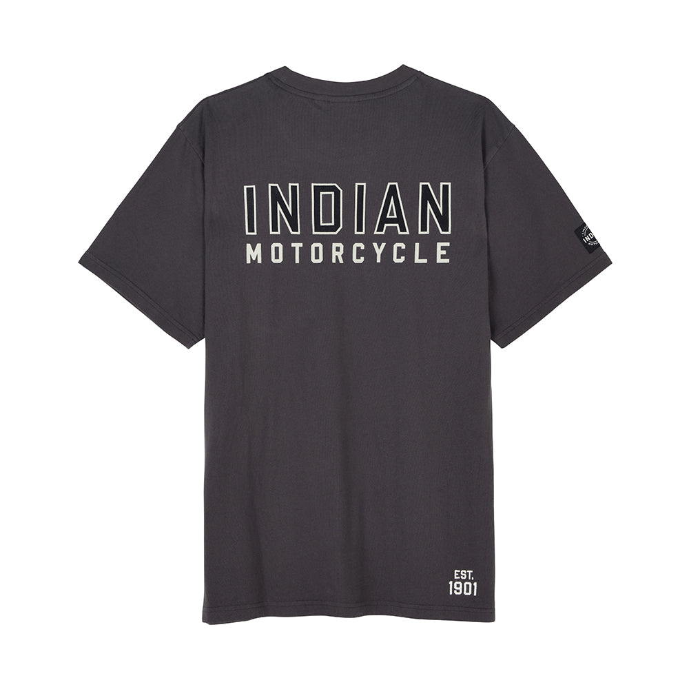 Men's Outline Block Pocket T-shirt, Gray