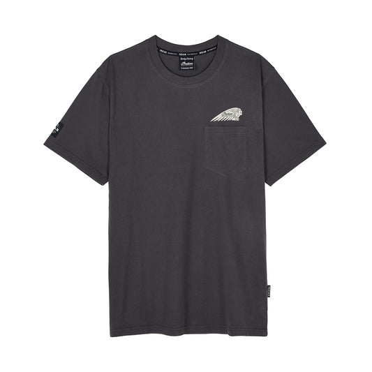 Men's Outline Block Pocket T-shirt, Gray