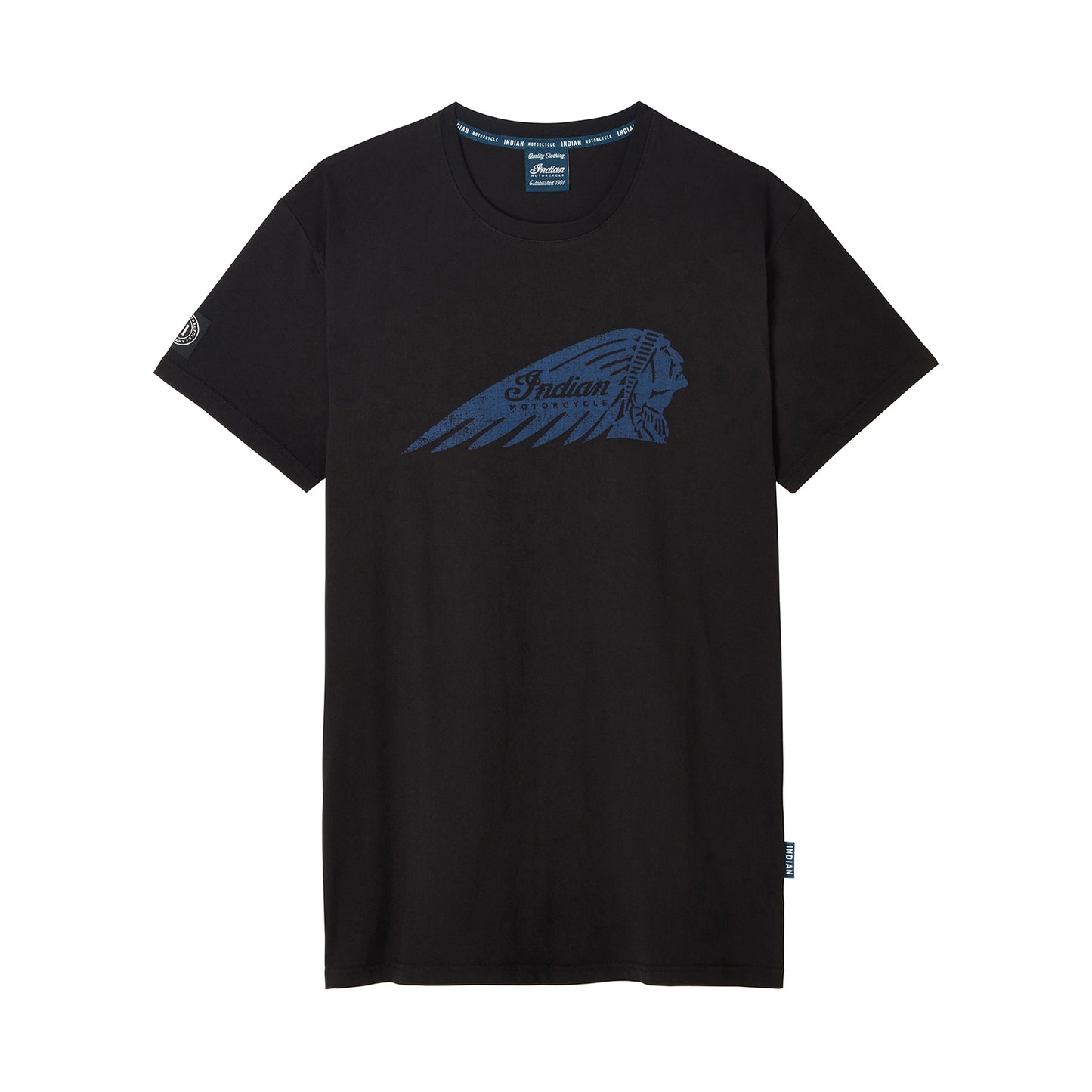 Men's Headdress Print T-shirt, Black