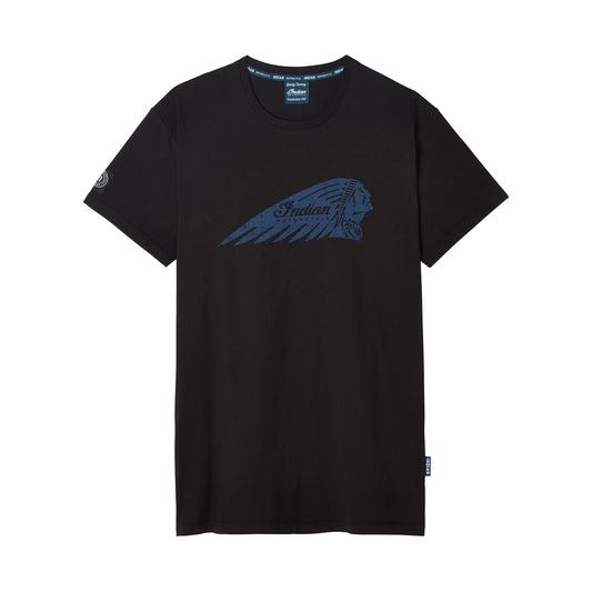 Men's Headdress Print T-shirt, Black