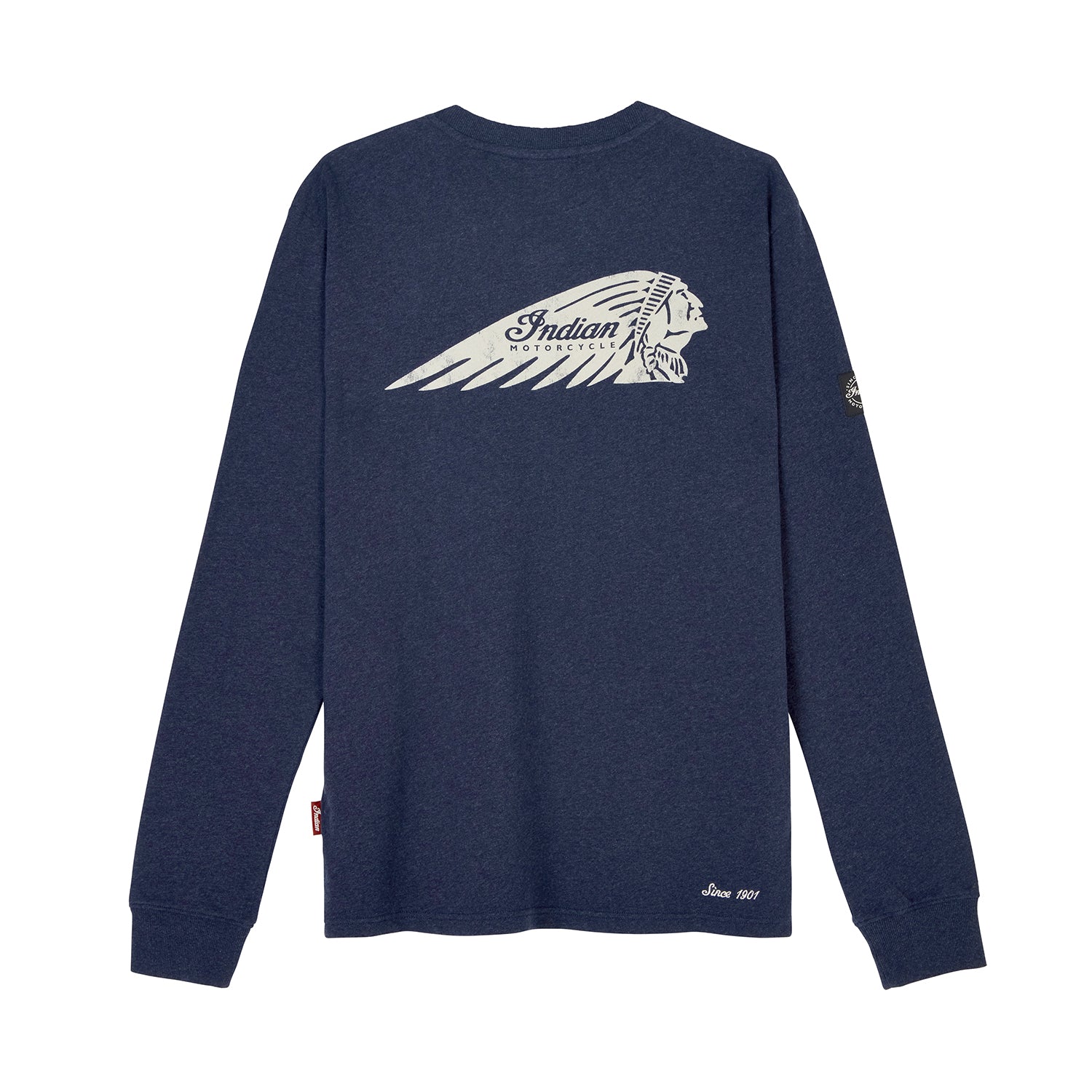 Men's Headdress Pocket Henley LS T-shirt, Navy