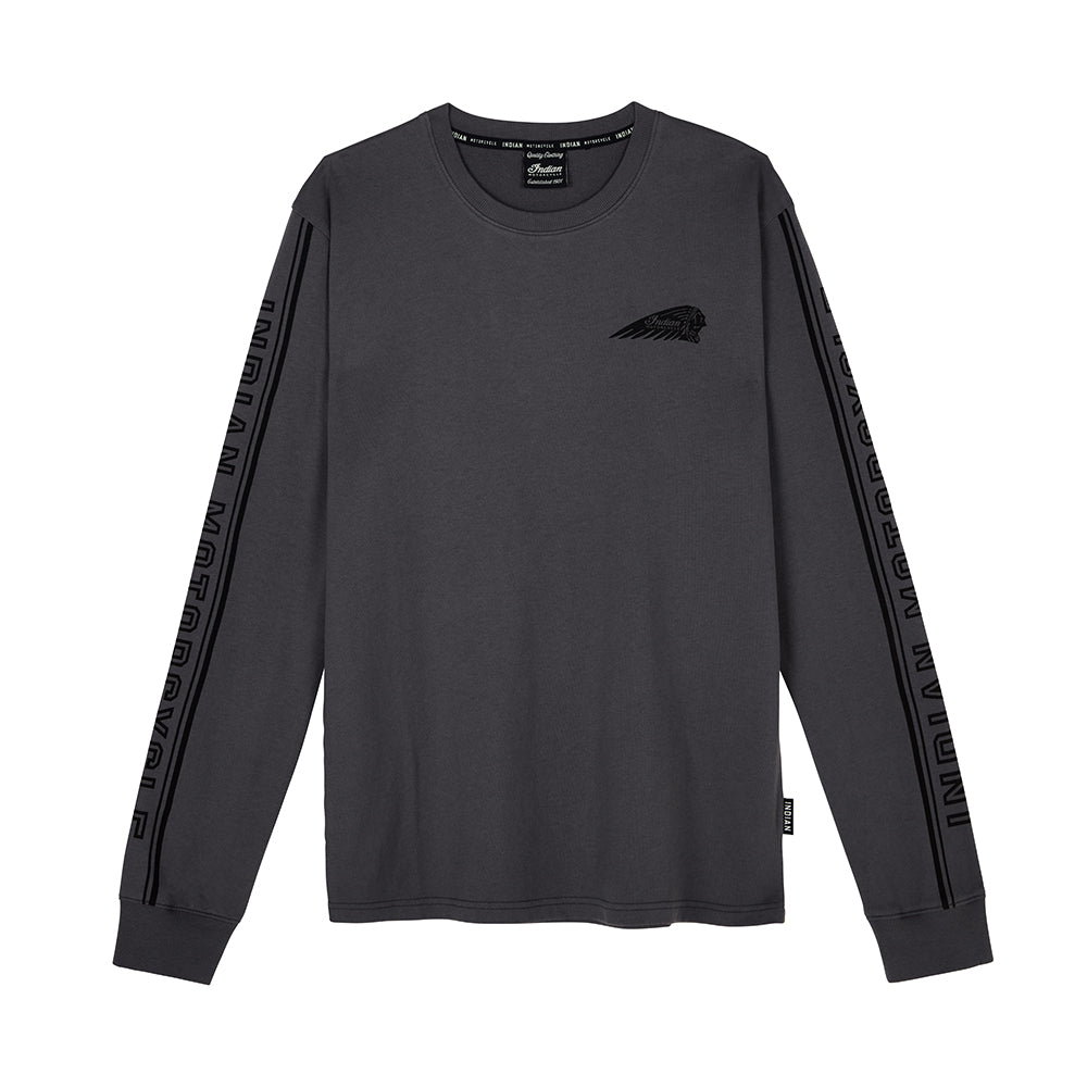 Men's IMC Sleeve Print LS T-shirt, Gray