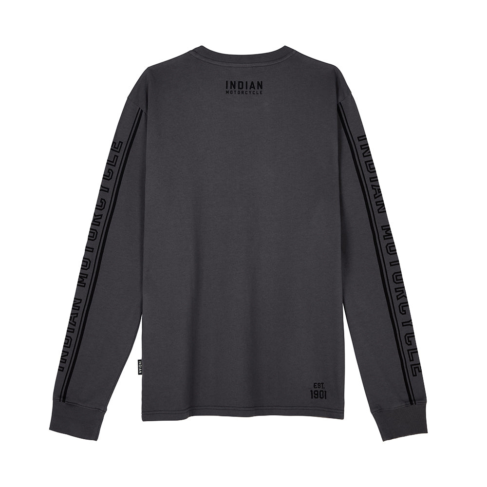 Men's IMC Sleeve Print LS T-shirt, Gray