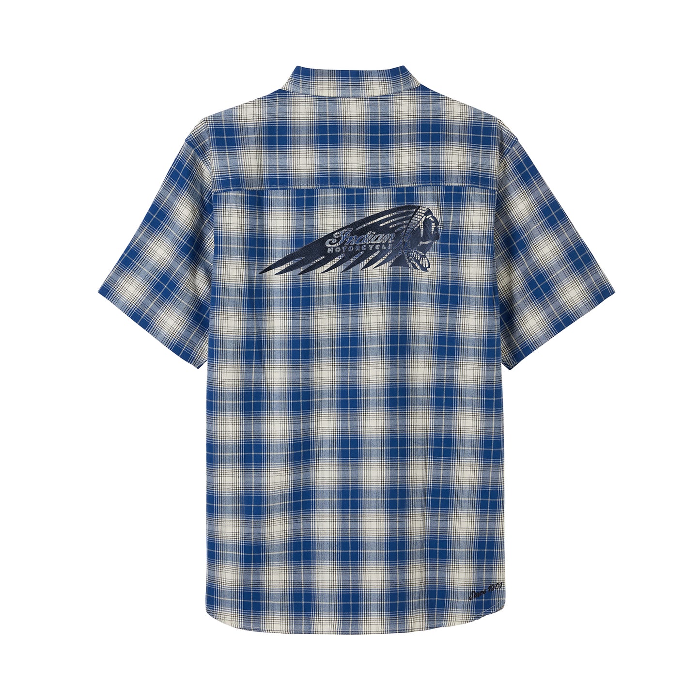 Men's Pasadena Plaid SS Shirt, Blue