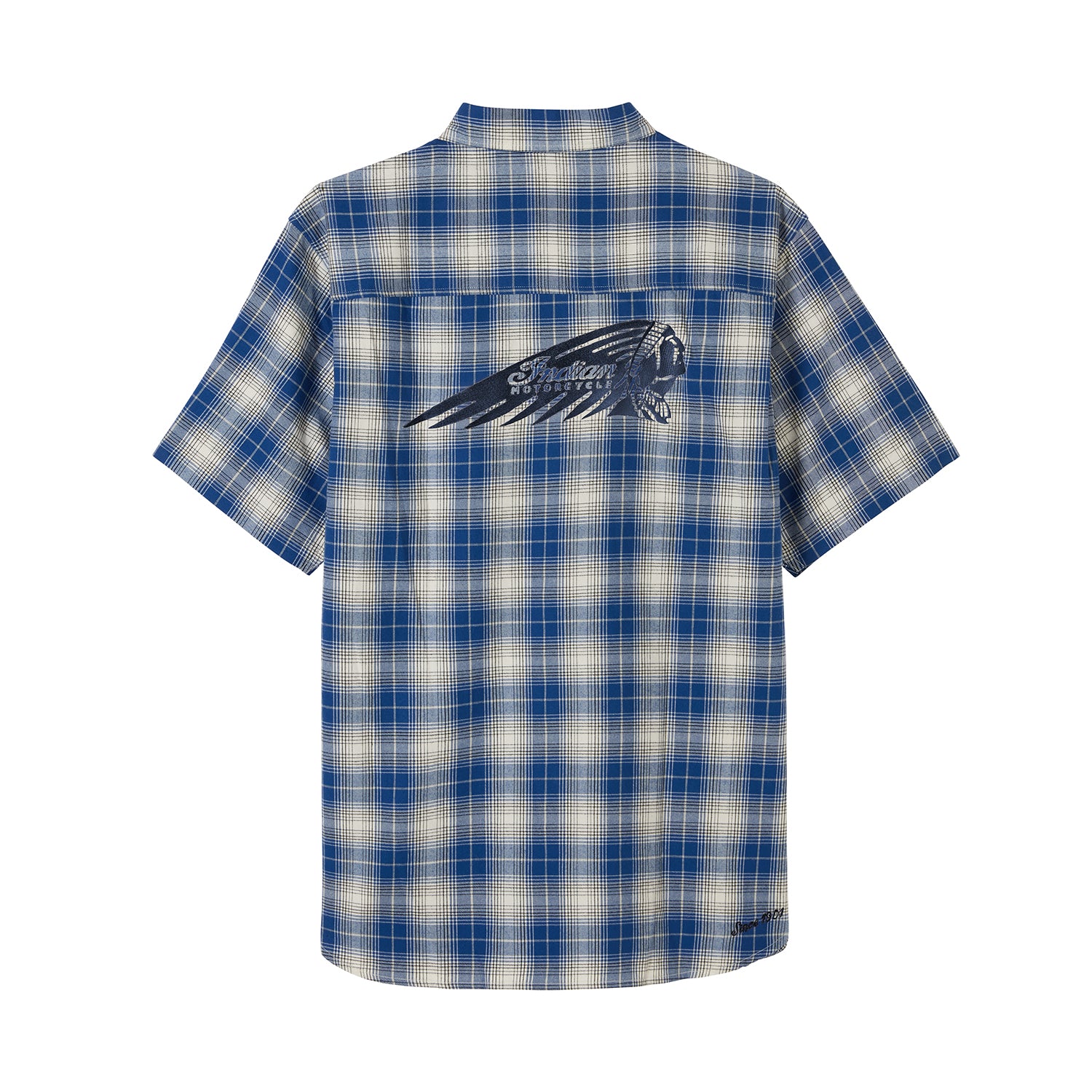 Men's Pasadena Plaid SS Shirt, Blue