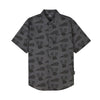 Men's Engine Headdress Print SS Shirt, Gray