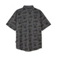 Men's Engine Headdress Print SS Shirt, Gray