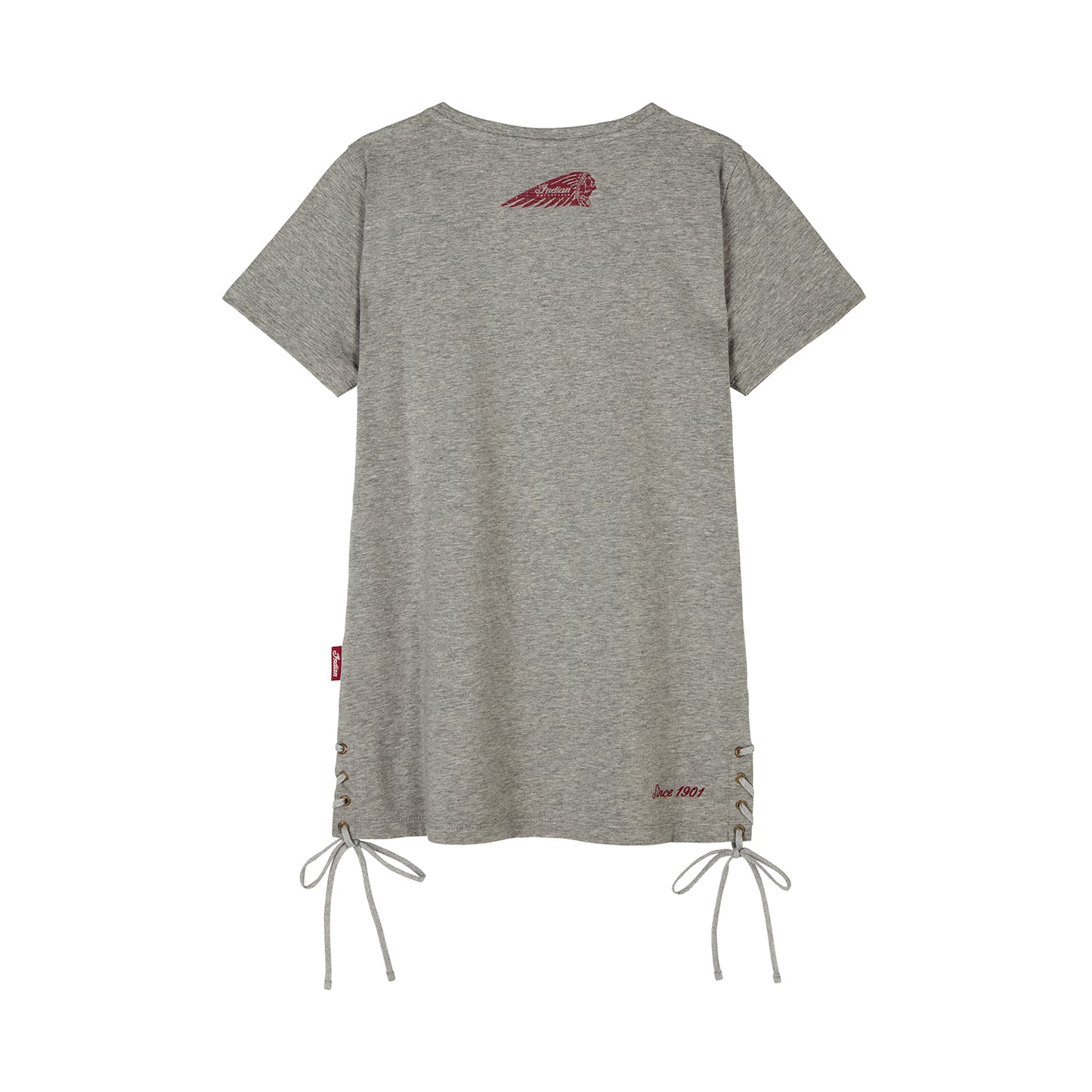 Women's Flag Bikes Print T-shirt, Gray
