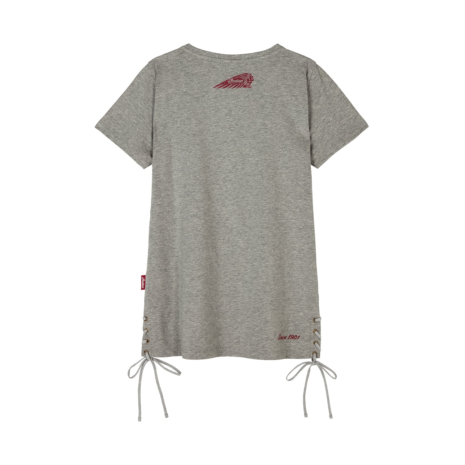Women's Flag Bikes Print T-shirt, Gray