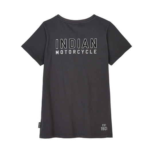 Women's Outline Block Pocket T-shirt, Gray