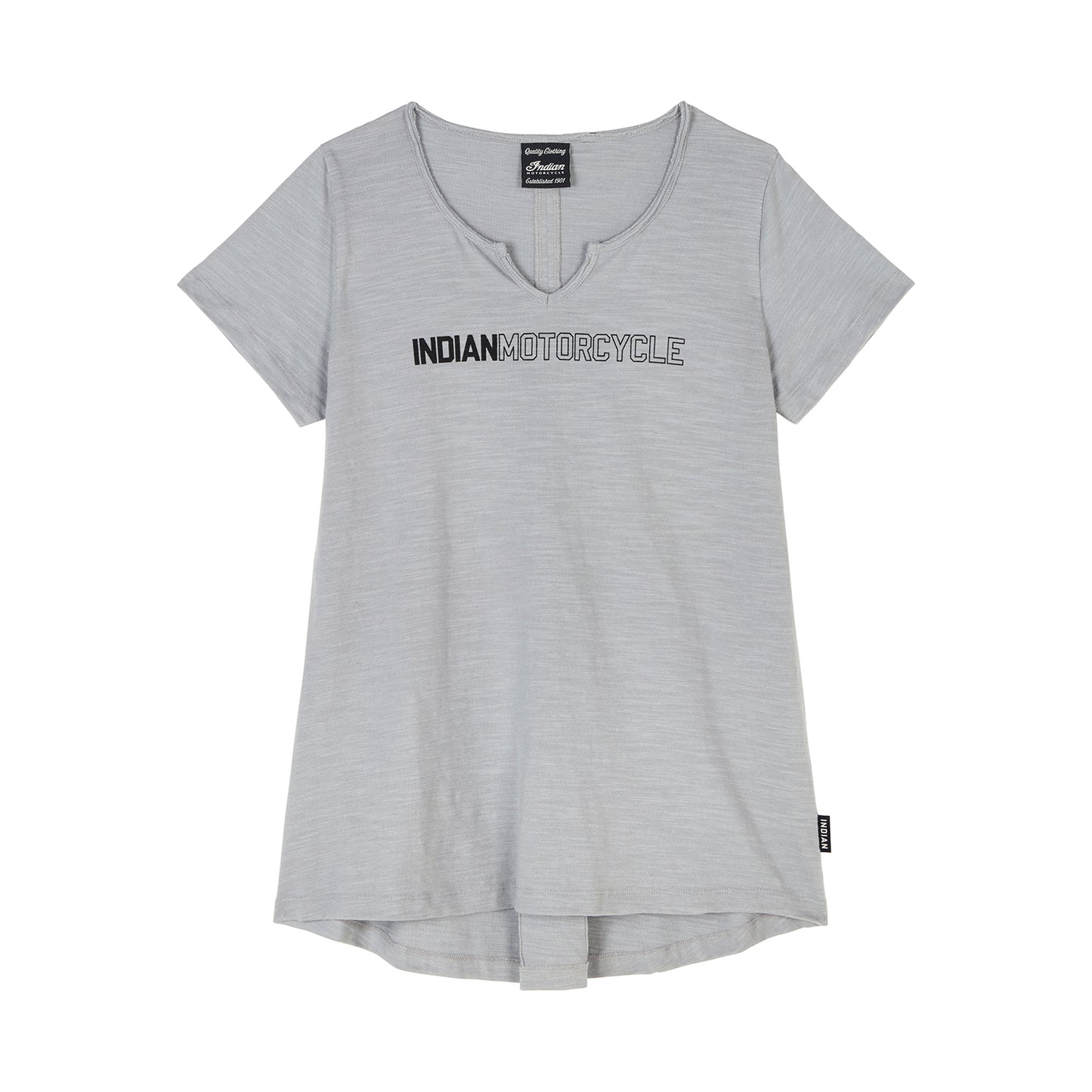 Women's Logo Back Pleat T-shirt, Gray