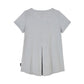 Women's Logo Back Pleat T-shirt, Gray